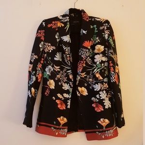 Zara Basic Floral Blazer - MILAN
